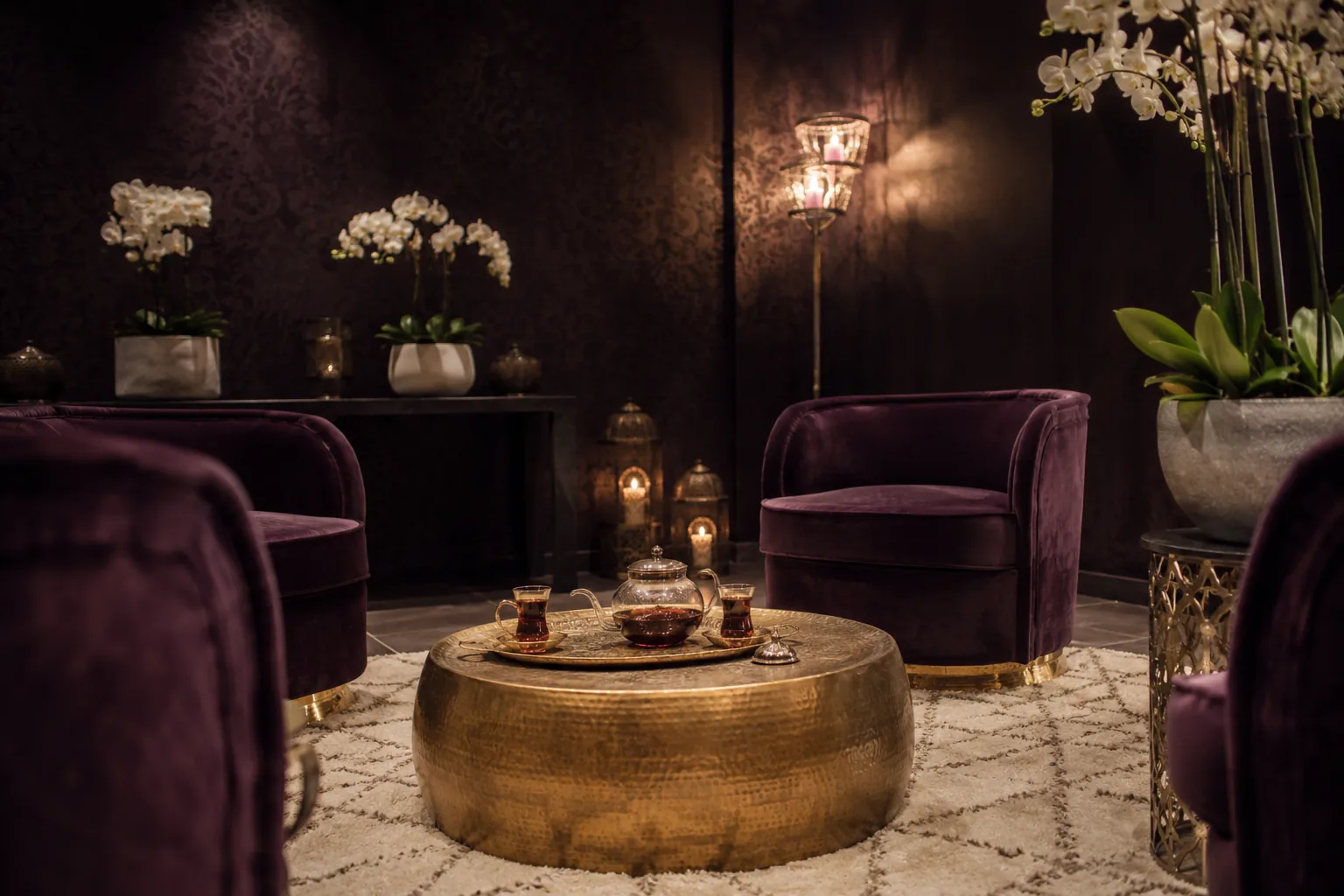 Bekleme salonu — Lila Spa, Beyoğlu misafirlerine hizmet veren salon